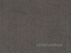 DREVONA Kreslo polohovacie hnedo šedé AVA TAPIO XXL Soro 91