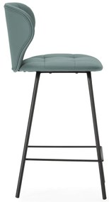 Zelené barové stoličky v súprave 2 ks (výška sedadla 67 cm) Maura – Marckeric