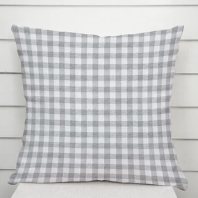 Biante Dekoračná obliečka na vankúš Rebeka RE-019 Sivo-biela kocka stredná 30 x 50 cm