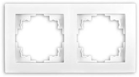 Elhard Dvojitý rámček Vera, matný, biely VZ3102W