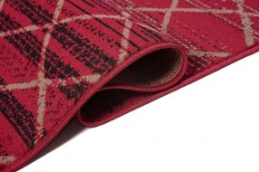 Koberec CARAMEL SCARLET 3911 červený / čierny