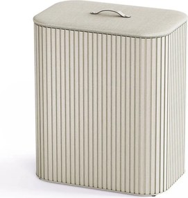 Béžový bambusový kôš na bielizeň 3x30 l Tota Trio Luxe – Joseph Joseph