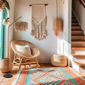 Toolight Toolight, podlahová lampa 1xE27, APP1839-1F, čierna-hnedá, OSW-07060