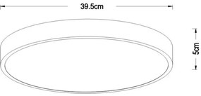 Lucide 79185/40/02 - LED Stm. stropné svietidlo UNAR LED/24W/230V pr. 39,5 zlatá