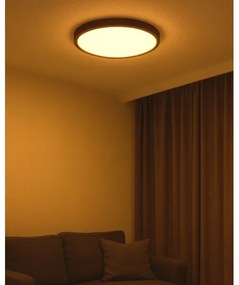 LED stropné svietidlo LED/40W/230V 3000/4000/6500K pr. 50 cm hnedá