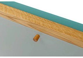 Modrý vyklápací stôl Woodman Banti