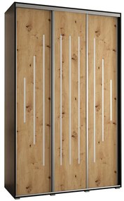 Skriňa 45 Canaris 12 170 čierna/artisan/silver