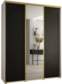 Skriňa 45 Canaris 3 200 biela/čierna/gold