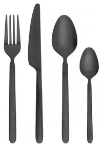 Čierny antikoro príbor 16 ks Stella – Blomus