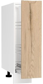 Kuchynská skrinka Zoya D20 Cargo + košík Dub Halifax/Biely