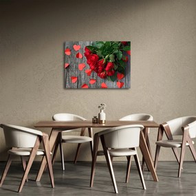Obraz - kytica ruží (70x50 cm)