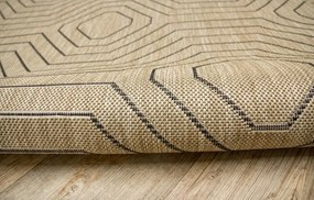 Koberec Jeans 19013/P01 geometrický, béžový