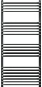 Mexen Apollo, vykurovacie teleso 1210 x 550 mm, 638 W, antracitová, W117-1210-550-00-66