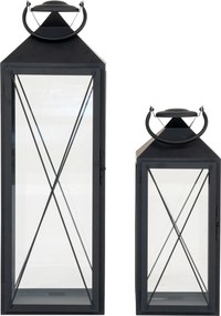 Set 2 ks lampášov Cudeliaora (čierna). Akcia -15%. Vlastná spoľahlivá doprava až k Vám domov. 1146566