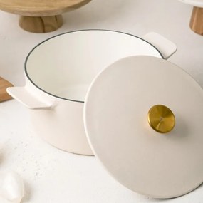 Liatinový hrniec ANDREAS béžový 777660