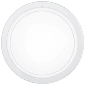 EGLO Stropné / nástenné osvetlenie do spálne PLANET, 1xE27, 60W, 29cm, okrúhle, biele