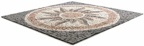 Divero Garth 765 mramorová mozaika - motív slnka 120x120 cm