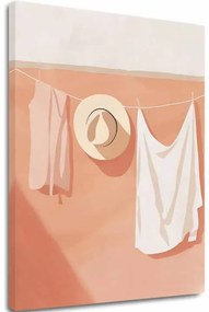 Obraz na plátne Biela Bielizeň - Minimalistický Dizajn