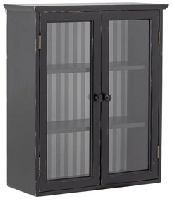 Čierna závesná vitrína z jedľového dreva 51,5x66,5x22,5 cm Hazem – Bloomingville