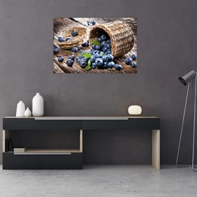 Obraz - Šťavnaté čučoriedky (90x60 cm)