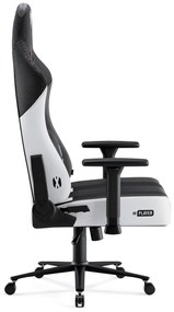 Látkové herné kreslo Diablo X-Player 2.0 Normal Size, bielo-čierne