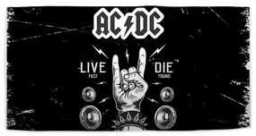 Sablio Uterák ACDC Live fast, die young - 50x100 cm