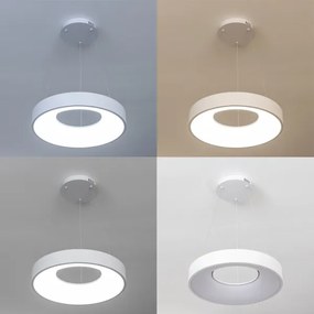 Brilagi - LED stmievateľný luster na lanku FALCON II LED/67W/230V pr. 40 cm biela + diaľkové ovládanie