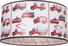 Detské stropné svietidlo KIDS ROOM 1xE27/60W/230V pr. 40 cm hasiči