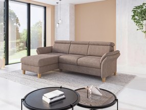XXXLutz ROHOVÁ SEDAČKA, textil, cappuccino Sit & More - Sedačky - 000144025799