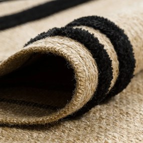 Dywany Łuszczów, Kusový koberec Spark 0687 beige/black, 160x220, béžová, chodba / predsieň