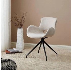 Eglo 424706 - Jedálenská stolička BULACAN 82x58 cm krémová/čierna