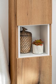 Comad Doplnková kúpeľňová skrinka vysoká Nova Oak 30 dub coast evoke