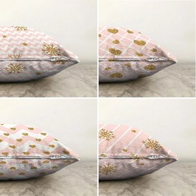 Textilné obliečky na vankúše s vianočným motívom v súprave 4 ks 43x43 cm - Mila Home