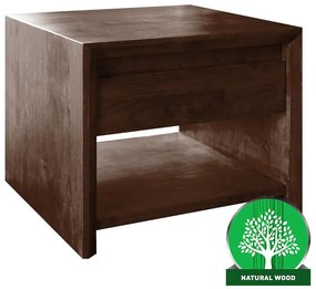 Nočný stolík M-Form Polička orech