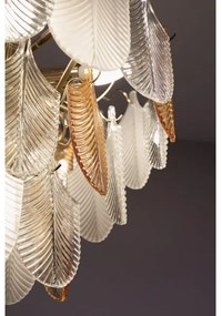 MAXLIGHT P0418 - Luster na reťazi ARWENA 15xE14/40W/230V pr. 80 cm zlatá