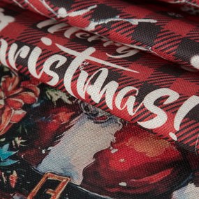 VIANOČNÝ BEHÚŇ NA STÔL SANTA CLAUS 33X183 CM VZOROVANÝ