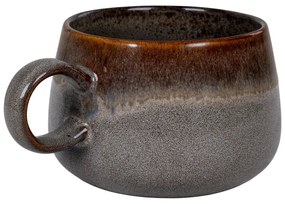 Sivé hrnčeky z kameniny v súprave 4 ks 500 ml Selma – House Nordic