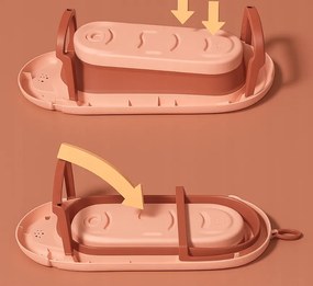 Skladacia detská vanička VAIANA Premium s poduškou - viac farieb modrá