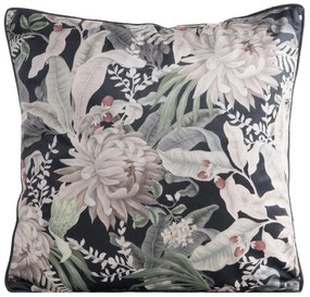 DEKORAČNÁ OBLIEČKA NA VANKÚŠ VELVET114 45X45 CM KVETY
