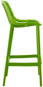 Plastová barová stolička DS10778434 - Zelená