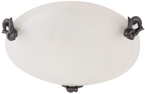 CLX Stropné svietidlo ORTONA, 1xE27, 60W, 32cm, kruhové