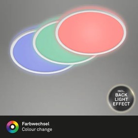 Briloner 7092-416 - LED RGBW Stmievateľné stropné svietidlo SLIM LED/15W/230V + DO