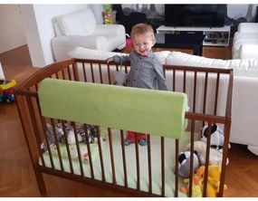Chránič na detskú postieľku zelený, 90 cm