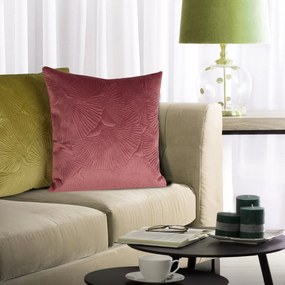 DEKORAČNÁ OBLIEČKA NA VANKÚŠ VELVET 45X45 CM SVETLOZELENÁ