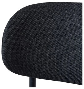 Tmavosivá jedálenská stolička Fowler – Unique Furniture