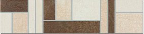Dekor Multi Tahiti béžovohnedá 8x33 cm mat DDPL4510.1, 1 ks