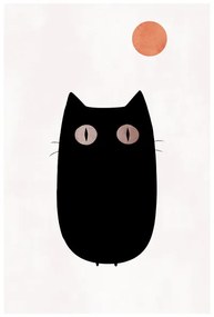 Plagát, Obraz - Kubistika - The cat, (40 x 60 cm)