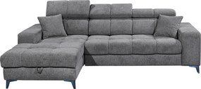 XXXLutz ROHOVÁ SEDAČKA, textil, antracitová MID.YOU - Sedačky - 002220047410