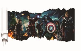 Veselá Stena Samolepka na stenu na stenu Avengers