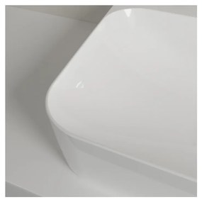 Villeroy & Boch Finion - Umývadlo 600x470 mm, brúsené bez prepadu, alpská biela CeramicPlus 41686LR1